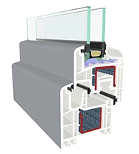 Kunststofffenster Profil S 7000 IQ Nähere Informationen zu Profil und Zubehör erhalten Sie bei uns.