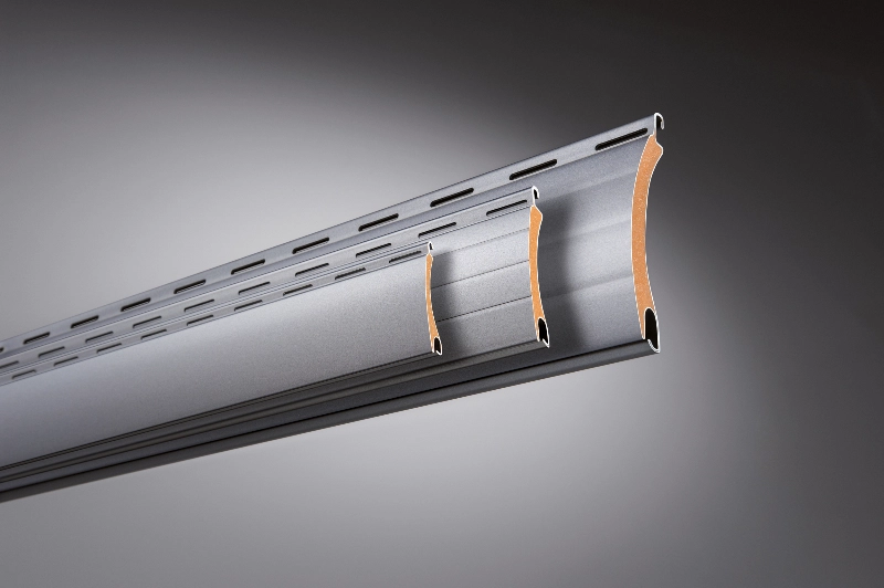 Rollladenprofil ALUMINO - Mit stabiler Isolierschäumung aus Polyurethan und hoher Wertbeständigkeit.